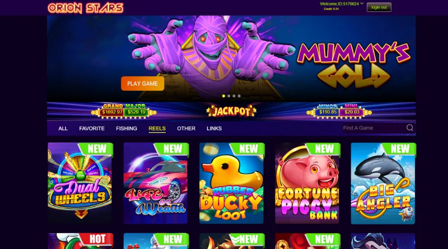 Orion Stars fish game & slots