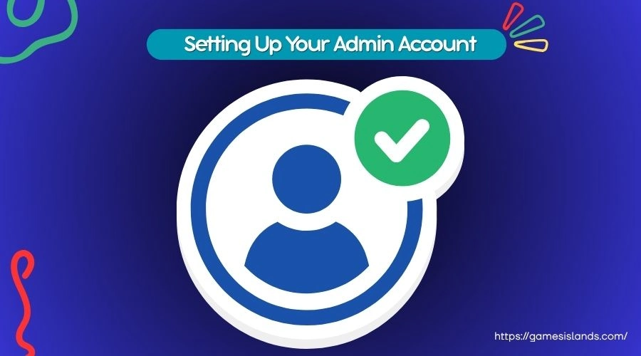 setting up an admin account on sweepstakes platform
