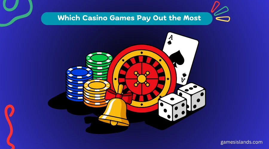 roulette wheel, dices, poker chips and card illustration
