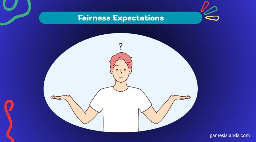 a guy opened his arms and a question mark over his head illustration