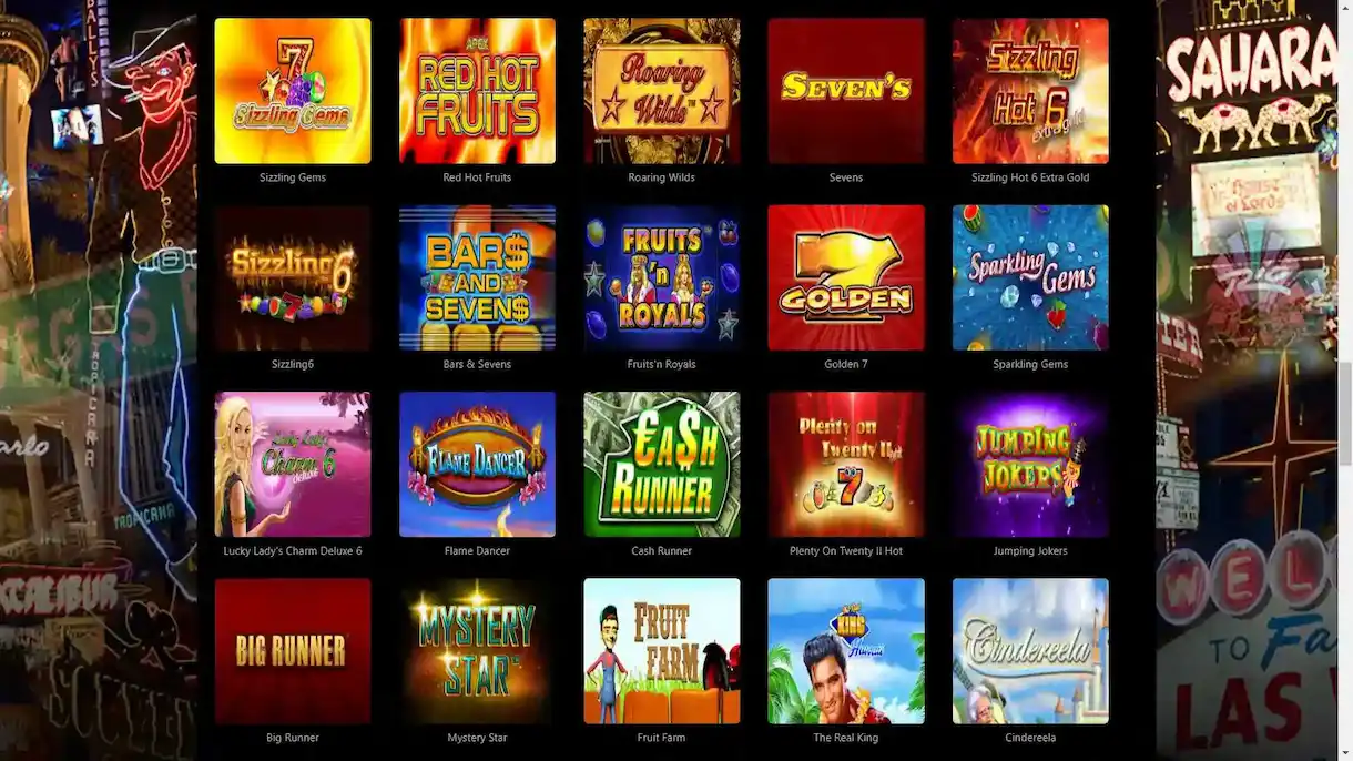 vegas7 games